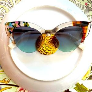 FENDI SUNGLASSES!!! Cat Eye! Fun! Unique! Colorful! Like New! No flaws!